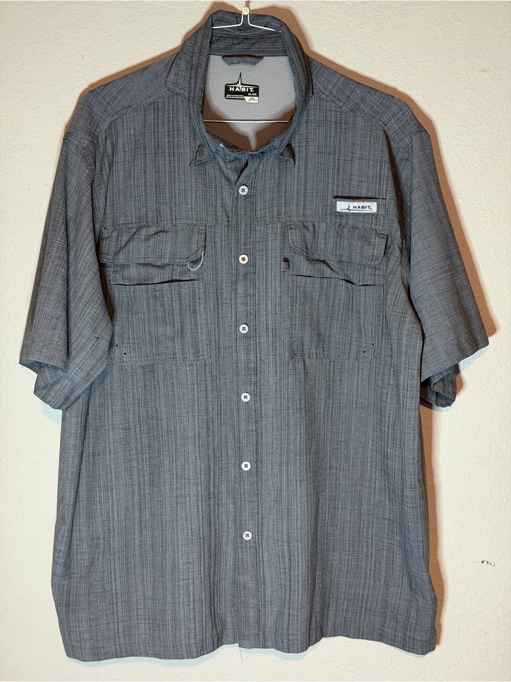 Habit Fishing Shirt Vented Butto